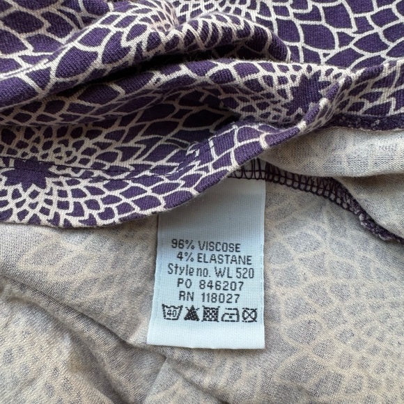 BODEN Purple Long Sleeve Dress 8 - Picture 6 of 7